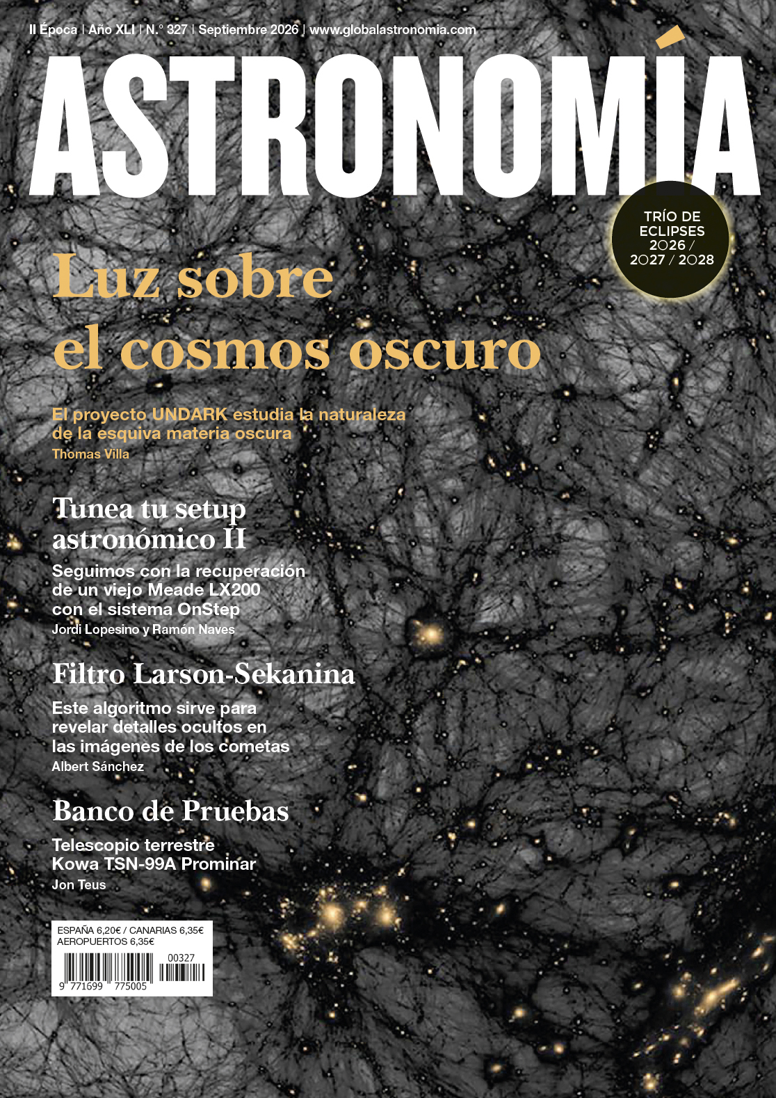 Astronomía-SEPTIEMBRE 2026-N.º 327-PAPEL